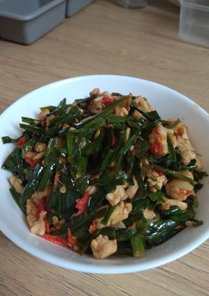 Foto resep Tumis genjer plus tempe