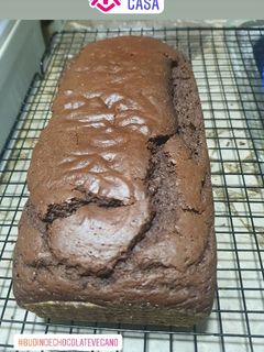 Una foto de Budín de chocolate sin huevos, sin leche ni manteca
