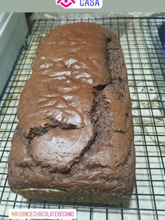 Una foto de Budín de chocolate sin huevos, sin leche ni manteca