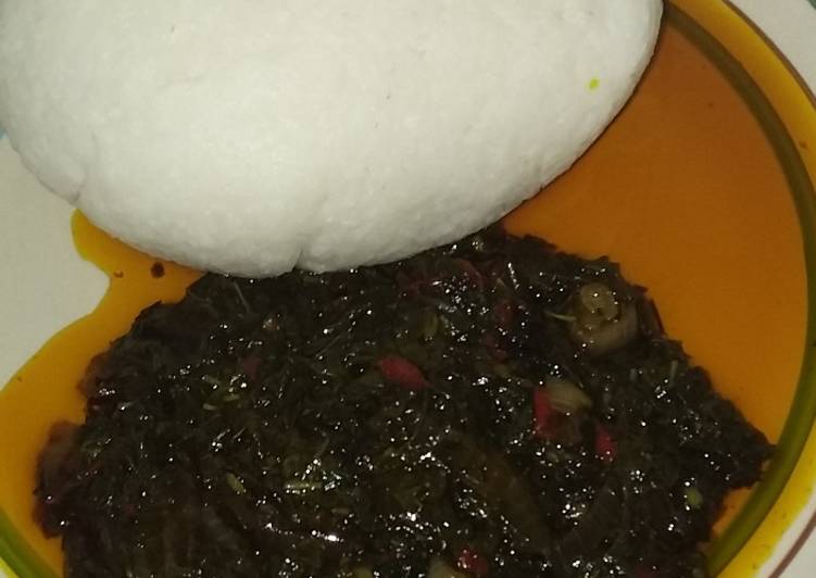 Easiest Way to Prepare Ultimate Bitter leave with spinach soup Cooking Basics for Newbies