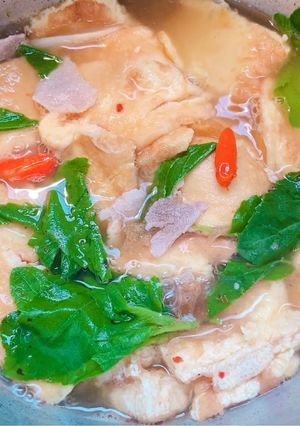 รูปของ ต้มยำหมูสไลด์ไข่เจียว 😋