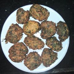 A picture of Kothambir wadi maharashtrian Delicacy.