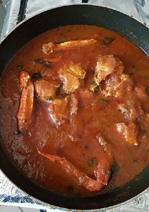 A picture of Crab pulsu /crab gravy.