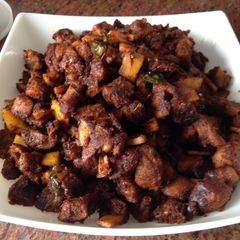 A picture of Beef Coconut Fry.