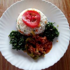 A picture of Vegetable rice.