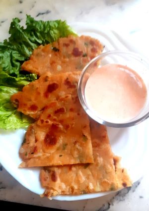 A picture of Alu paratha.