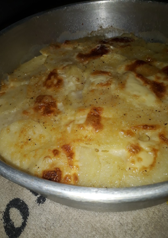 Una foto de Papas a la Crema