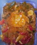 Lomo con pimientos a la riojana