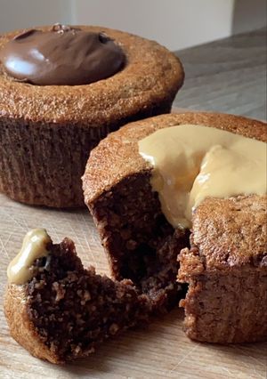 Φωτογραφία της συνταγής Σοκολατένια cupcakes με βρώμη
