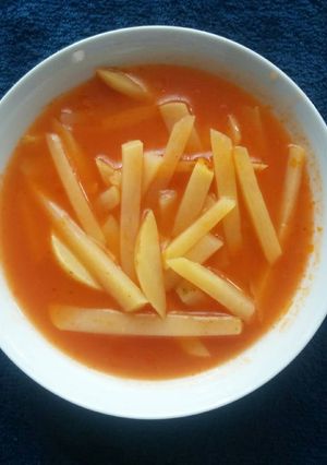 Una foto de Sopa de papas