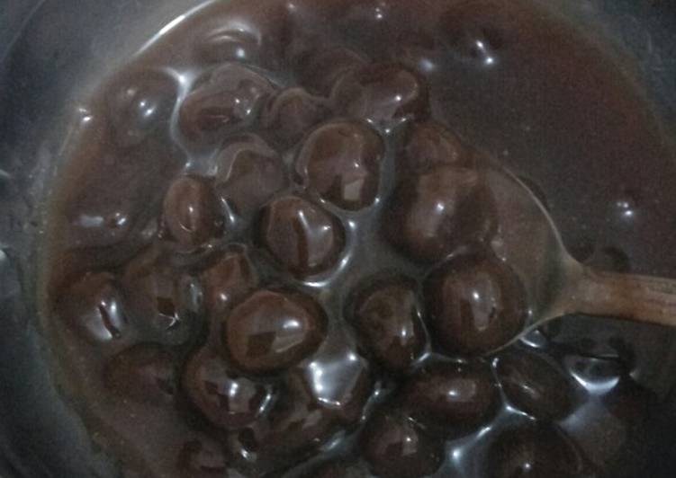 Cara Gampang Membuat Bobba Choco pearl bubble milk tea Anti Gagal