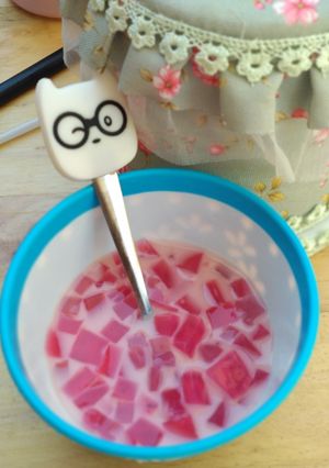 Foto resep Es agar agar yakult debm