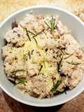 Risotto de funghi con pollo