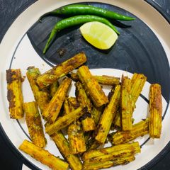 A picture of Drumsticks tawa fry.
