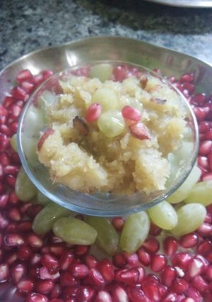 A picture of Sweet potato halua.
