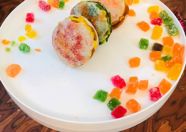 Simple Way to Make Homemade Chocolate MACRONS IN DIFFERENT WAY