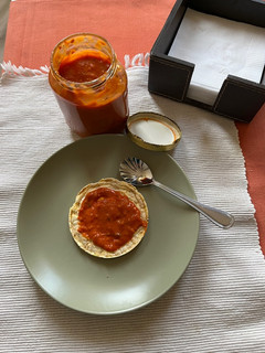 Una foto de Dip de tomates cherry