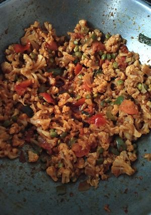A picture of Cauliflower sabji.