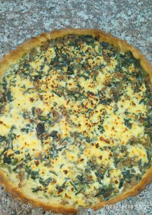 Une photo de Quiche aux épinards