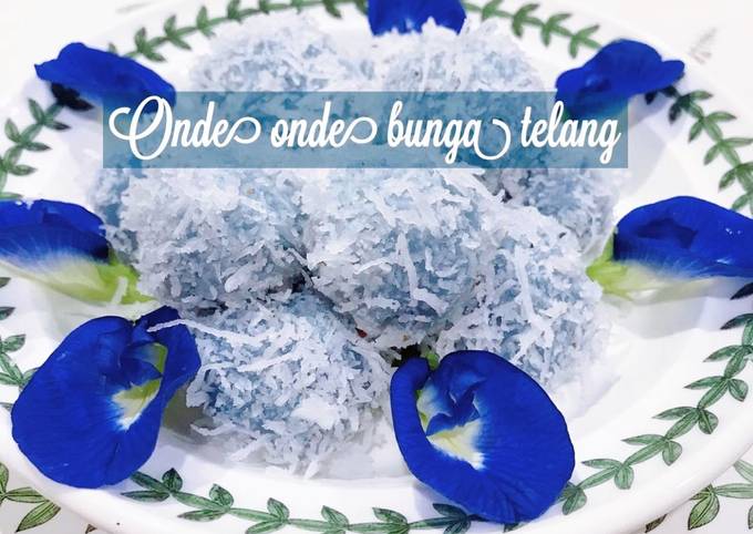 Resipi Onde Onde Biru Bunga Telang Oleh Mahadiah Cookpad