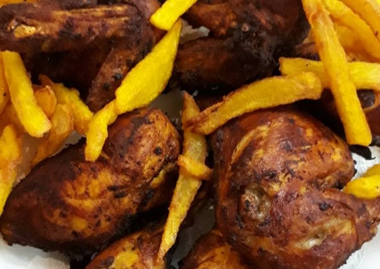 دجاج بالتندوري مقلي 🐔