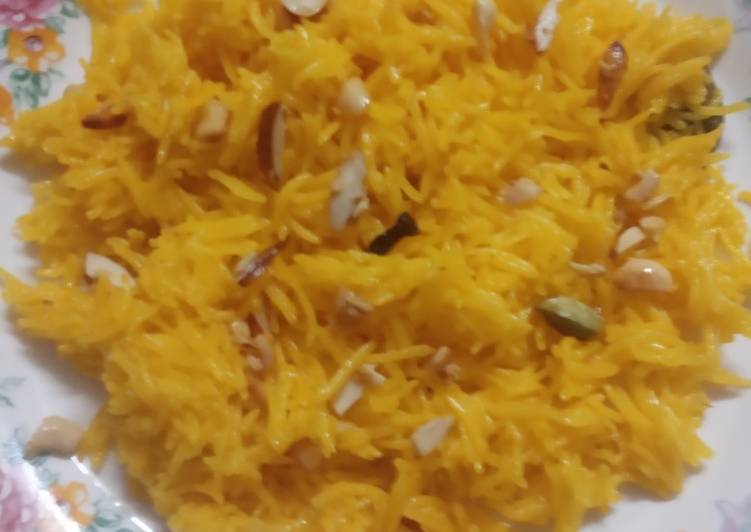 Easiest Way to Prepare Quick Meethe chawal