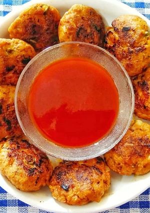 A picture of Chicken Keema Kebab.