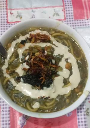 عکسی از دستور آش رشته مامان پز
