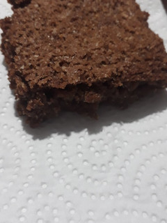 Una foto de Brownie con avena y sin manteca