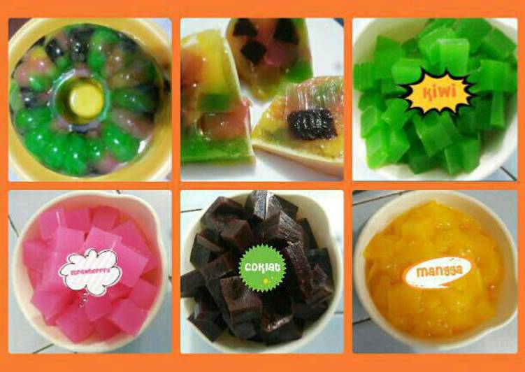 Bagaimana Menyiapkan Puding mozaik Anti Gagal