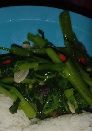 Foto resep Tumis kangkung terasi