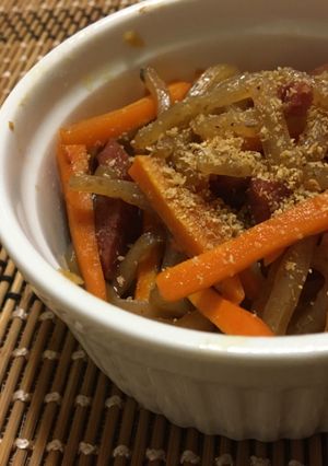 Foto resep Japanese Food: Konyaku no Kinpira