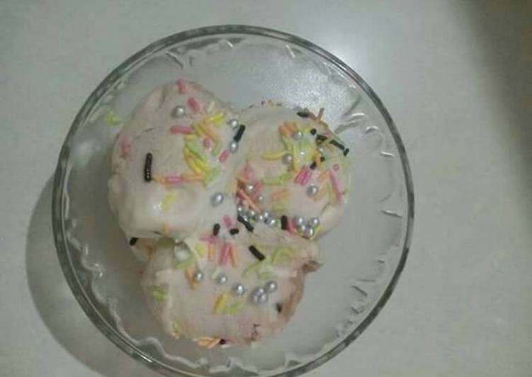 Recipe of Homemade Homemade ice-cream