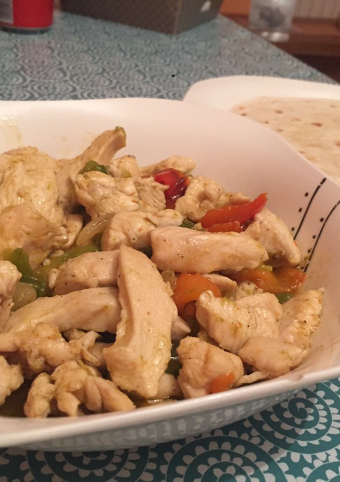Una foto de Fajitas de pollo