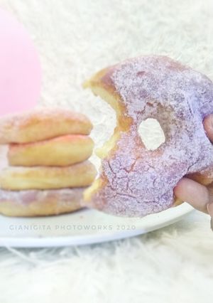Foto resep Donat Gula Warna Warni Empuk Puk Puk