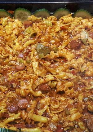 A picture of Macaroni and Vienna.