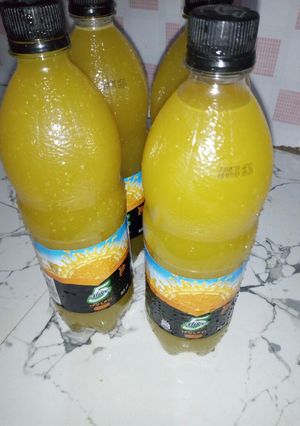 A picture of Ginger drink "the street way".