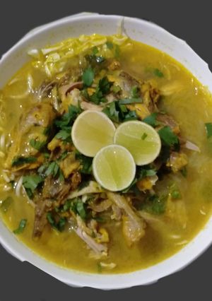 Foto resep Soto Kuning Ayam Kampung