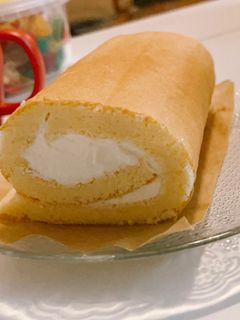 Hình của món Bánh bông lan cuộn.