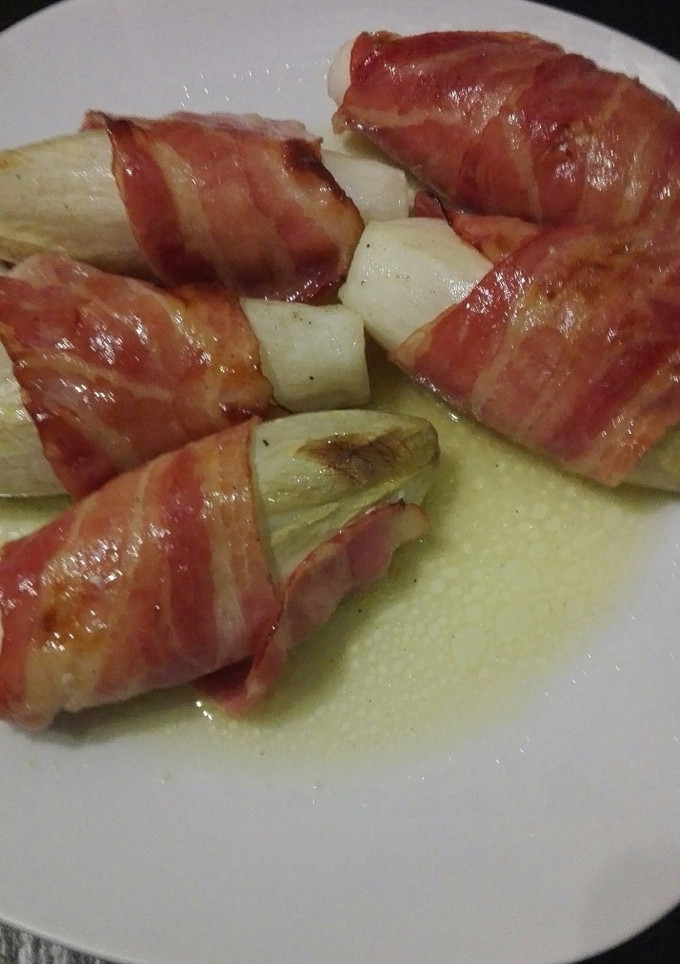 Una foto de Endivias gratinadas