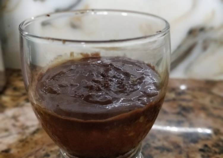 Steps to Make Quick Chocolate Caramel Pudding