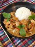 🧑🏽‍🍳🧑🏼‍🍳How to Make Panang Curry with Shrimp • Thai Panang Curry Recipe |ThaiChef Food