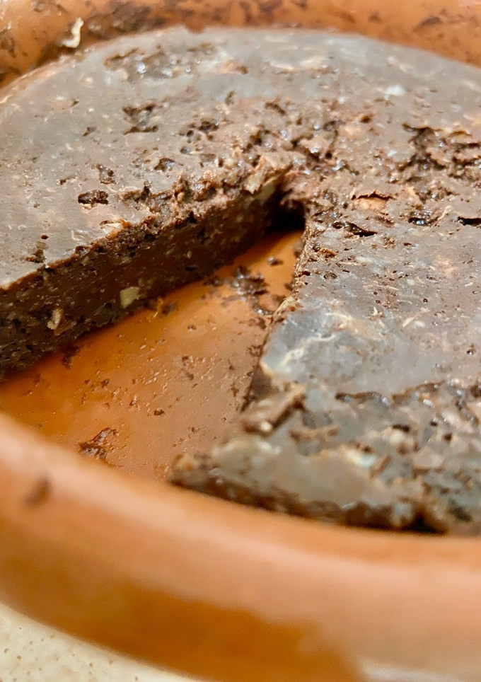 Una foto de Tarta fitness de cacao 💯 en microondas