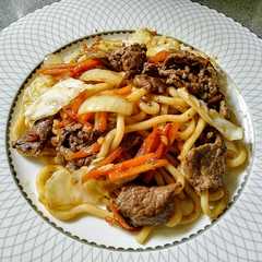 รูปของ Yaki Udon (Stir Fried Udon Noodles)