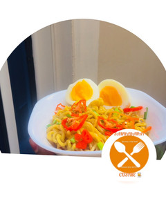 A picture of Curried noodles 🍝.