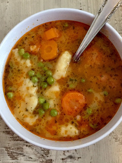Borsóleves recept fotója