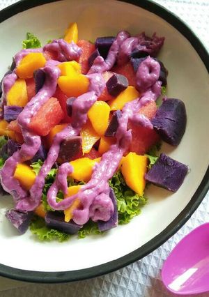 Foto resep Salad Ubi Buah saus Ubi Mayo
