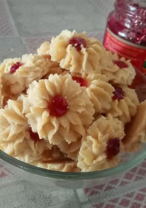 Foto resep Semprit Selai Strawberry
