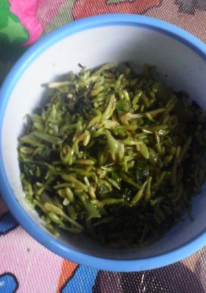 Foto resep kembang kates campur daun kates