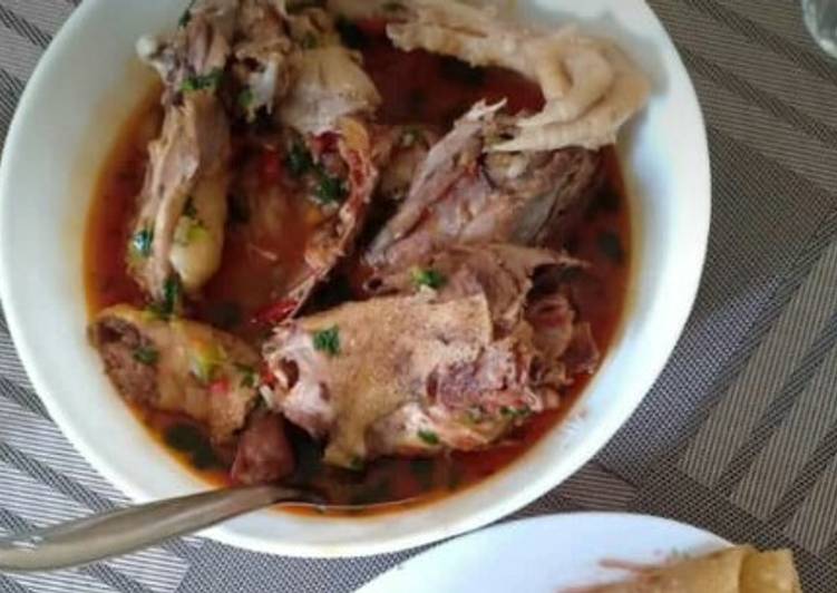 Recipe of Any-night-of-the-week Kuku kienyeji stew #festiveseasoncontest Kakamega